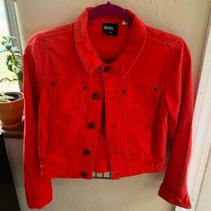 Urban Outfitters Orange BDG Jean Jacket